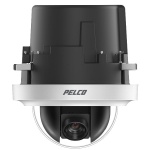 Pelco P2230L-FW0 Spectra Pro Series 2, Indoor In-Ceiling, Smoked with White Trim Ring